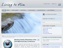 Tablet Screenshot of livingtohim.com